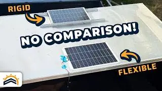 100W Flexible Vs 100W Rigid Solar Panels | Don't Buy Until You Watch!