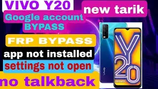 Vivo FRP Bypass 2022 | Vivo Y20/Y20G/Y20A/Y20S/Y20I Google Account Unlock Android 11 Without PC
