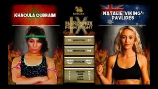World Class Female Muay Thai Action with Natalie Pavlides VS Khaoula Ourbraim Hard Knox Fight Night