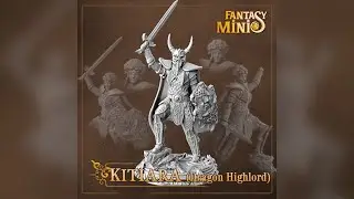 Kitiara Uth Matar miniature Dragonlance | Component review and assembling by Fantasy Minis