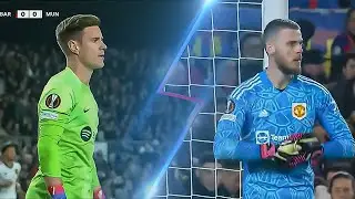 David de gea vs Ter Stegen Crazy saves Barca Vs Man United
