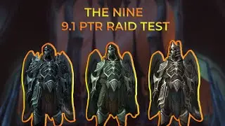 The Nine Heroic Sanctum of Domination 9.1 PTR Raid Testing | Boomkin POV