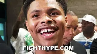 SHAKUR STEVENSON WARNS DEVIN HANEY "CAN'T F*CK WITH ME"; LAUGHS AT GERVONTA DAVIS VS. HANEY QUESTION