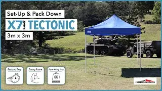 How to Setup and Pack Down an X7 Tectonic 3m x 3m Marquee | Extreme Marquees