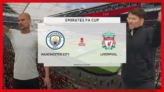 [잉글랜드 FA컵 4강] 맨시티 vs 리버풀 HL ｜ FIFA22로 미리보기 (ft.캐스터 더빙 있음!!)