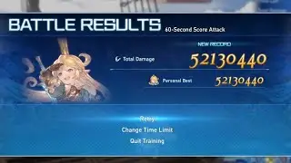 Charlotta 52.1 Million Score Attack (Granblue Fantasy: Relink)
