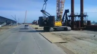 Строительство Керченского моста, сегодня