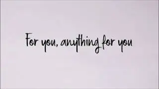 Tyler Shaw - 'With You' Lyrics