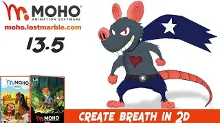 How to Create 2D Breath in Moho 13.5
