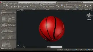 AutoCAD 3D modeling Basketball