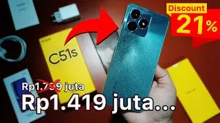 realme C51s harga udah Diskon 21% jadi 1.4 Jutaan, masih kemahalan kah?