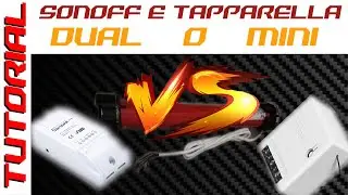 SONOFF per tapparella DUAL o due MINI ??? TUTORIAL installazione Sonoff su motore tapparella 4 fili