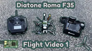 Diatone Roma F35 - New Receiver and Props - Flight Video 1