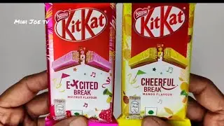KitKat Moodbreaks Range Fruity Flavours - Mix Fruit & Mango🥭#asmr#kitkat#nestle#chocolate#wafer