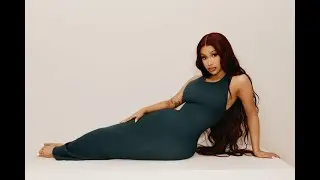 Cardi B for SKIMS Cotton Collection 2023 Ad