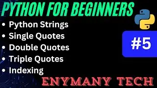 Python Strings | Indexing | Python for Beginners (2024)