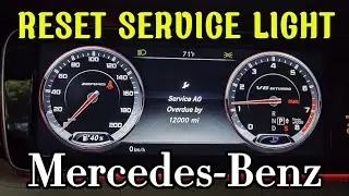 How to Reset Service Light Warning Mercedes Benz (2013-2020)