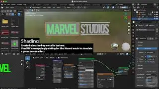 The MCU intro recreated using Blender | Movies Mixed Up