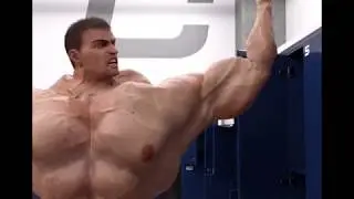 Transformation into a mountain of muscles