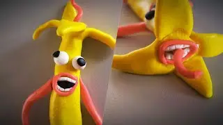BANANA EATER ➤ Trevor Henderson Creatures ➤ Polymer Clay