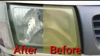 How to Restore car headlight permanently yellow to white