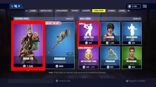 Fortnite Item Shop *EPIC* Guan Yu Skin [ First Of December ] Fortnite Battle Royale