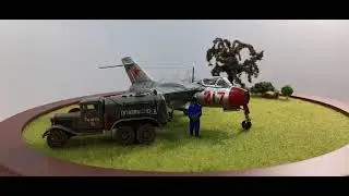 Диорама : "Заправляться будем?" 1:72