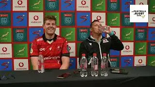 Emirates Lions v Edinburgh Rugby Post Match conference | Francke Horn and Ivan van Rooyen