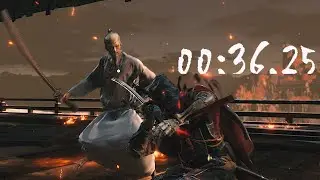 Isshin Ashina (36 secs NEW RECORD) No Hit Speed Run