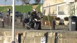 2013 Yamaha FJR1300 nosedives into water