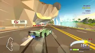 Hotshot Racing - Beating The Staff Ghost Time (Switch)