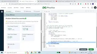 Length of longest palindrome in linked list | GFG | Explained with Example | C++ | PotD 26-07-22