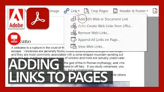 Adding Links to PDF Pages | Acrobat for Educators