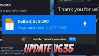 DELTA EXECUTOR LASTEST VERSION V638 DOWNLOAD LINK (MEDIAFILE LINK)