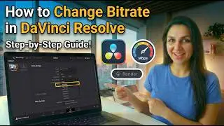 How to change bitrate in DaVinci Resolve