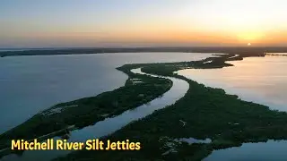 Mitchell River Silt Jetties (drone)