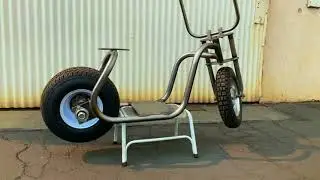 I RESTORED The Most POWERFUL Mini Bike Rolling Frame!