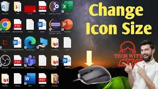 How to change icon size | Laptop me icon small kaise kare | Desktop icon small kaise kare