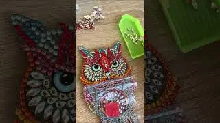 Алмазная мозаика -ночник Сова , набор для творчества