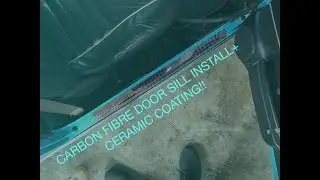 CARBON FIBER DOOR SILL INSTALL + CERAMIC COATING | Classic Mini of Canada