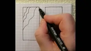 Минутка на ZEN танглы. Рисуй и релаксируй. Танглы 1 и 2