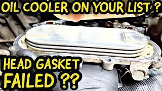 Land Cruiser Oil Cooler Removal AND Update on the Cylinder HEAD