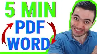 Cómo CONVERTIR WORD a PDF ✔️ PDF a WORD (PASO a PASO) GRATIS