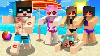 KIZLAR BANA DENİZDE AŞIK OLDU 😍😱 -Minecraft