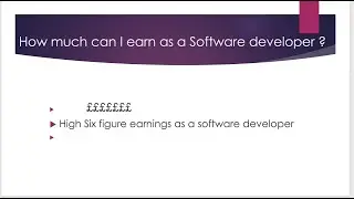 six figure earnings as software developer