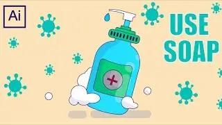 Flat Design Character #Illustration - Adobe Illustrator Tutorial.#COVID-19