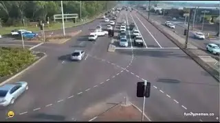 When James Bond takes shortest route... 007 🚗😂