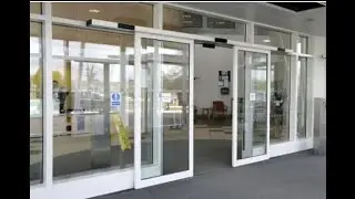 Installation Automatic Sliding Sensor Door, Auto Glass Door.