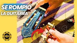 🎸La GUITARRA NO se AFINA (se rompió el clavijero)