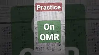 Mocks practice on OMR for CLAT 2021#clat2021#omr#mayank